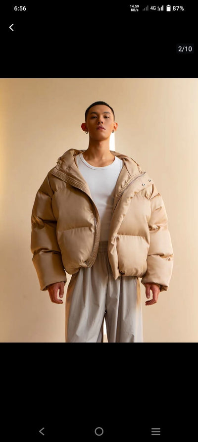 Boxy puffer jacket